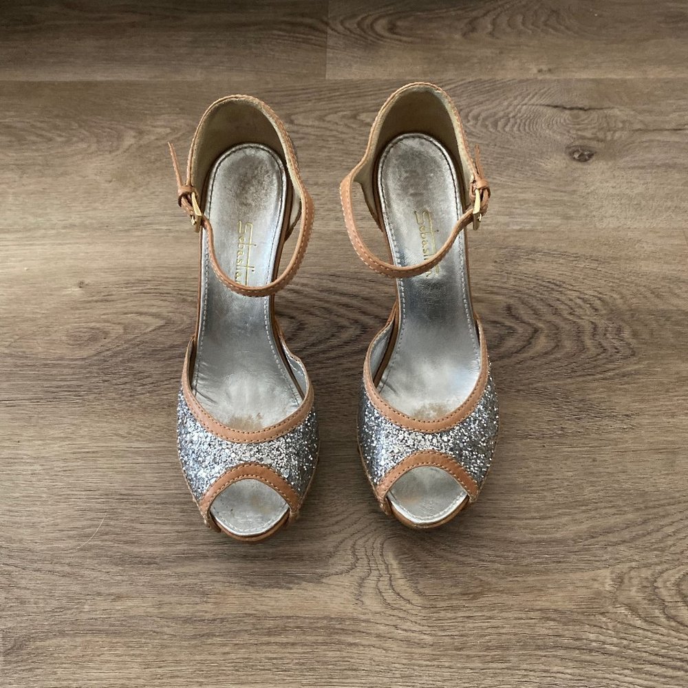 Sebastian Glitter Heels